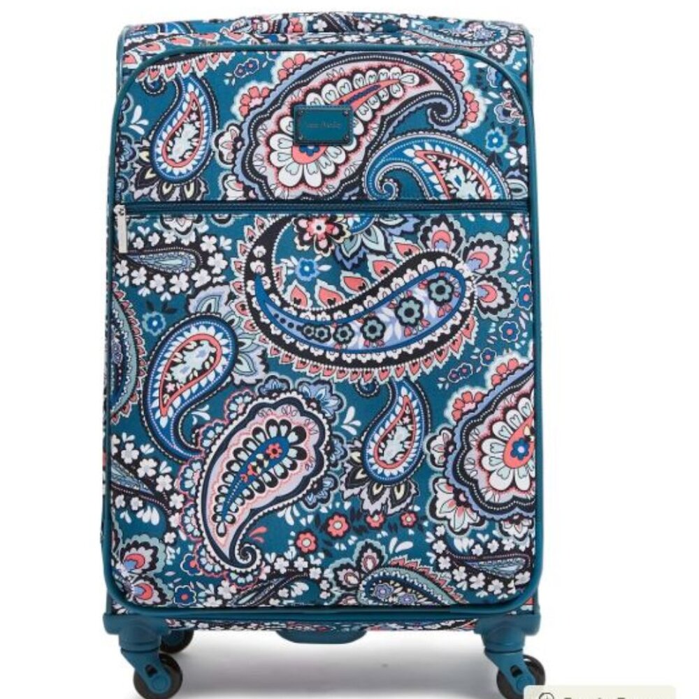 NWT Vera Bradley 27 inch Spinner Luggage Suitcase  in haymarket paisley jewel